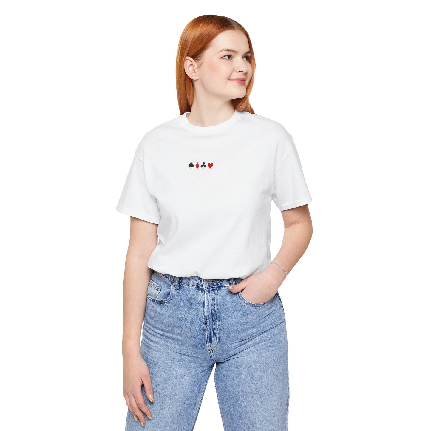 Dripping Card Suit Graphic Tee