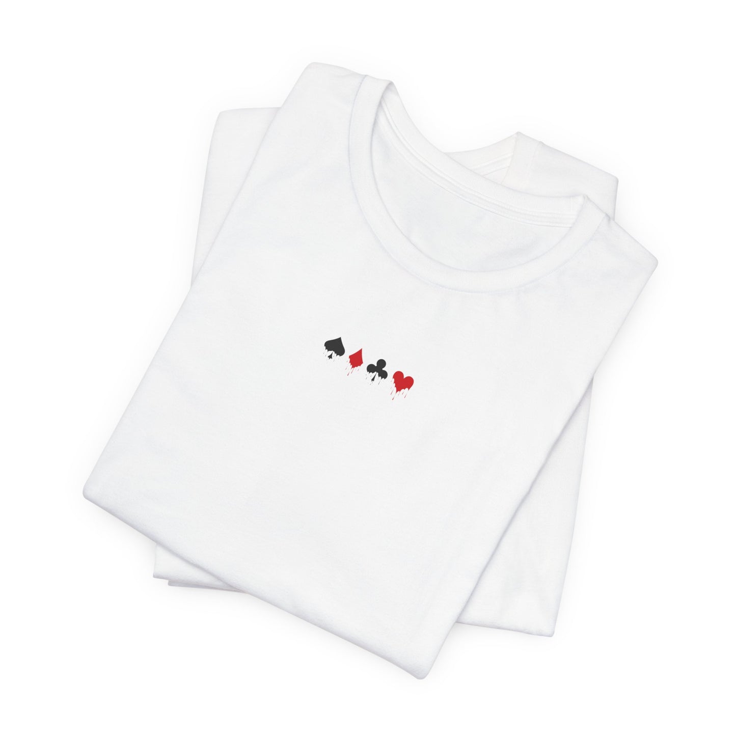 Dripping Card Suit Graphic Tee
