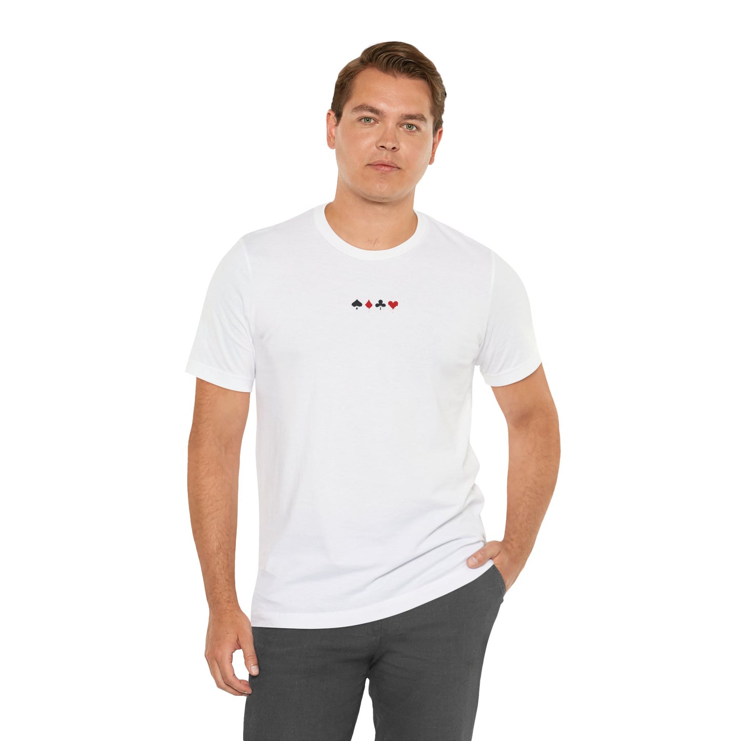 Dripping Card Suit Graphic Tee